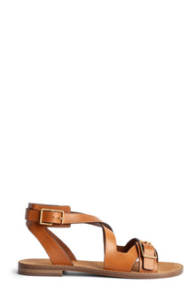 Womens | Cecilia Caprese Leather With V | Tawny