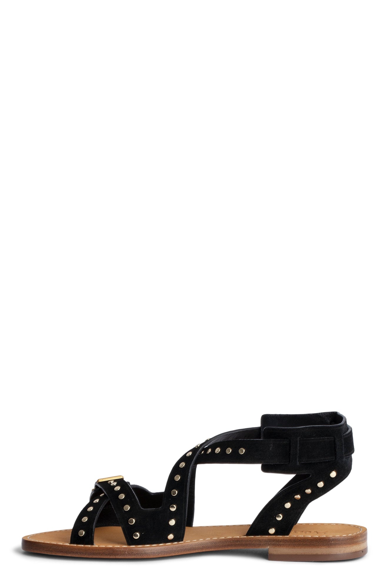 Womens | Cecilia Caprese Suede + Studs | Black