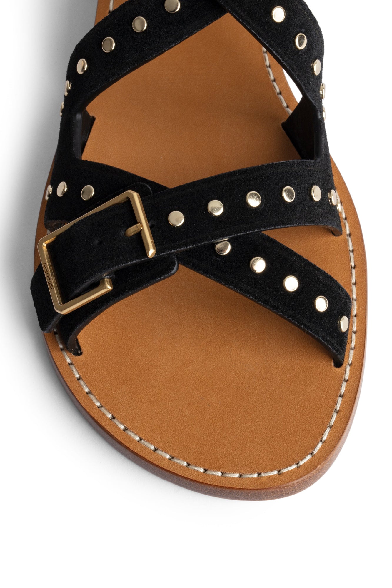 Womens | Cecilia Caprese Suede + Studs | Black