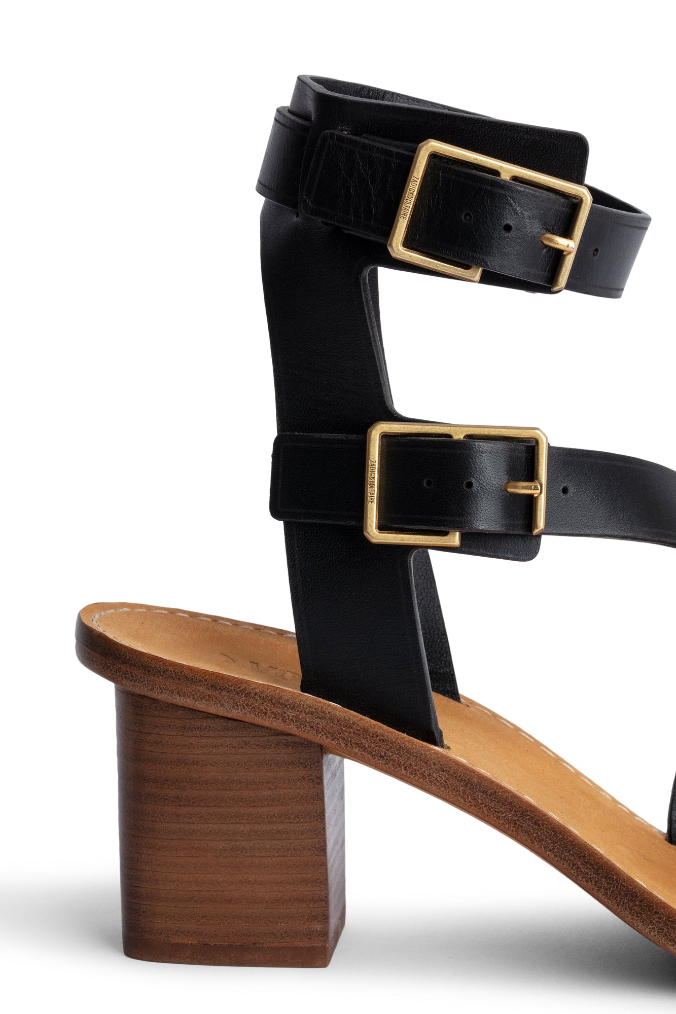 Womens | Cecilia Caprese Sandal Leather | Black