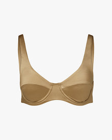 Scoop Underwire Top | Pale Gold