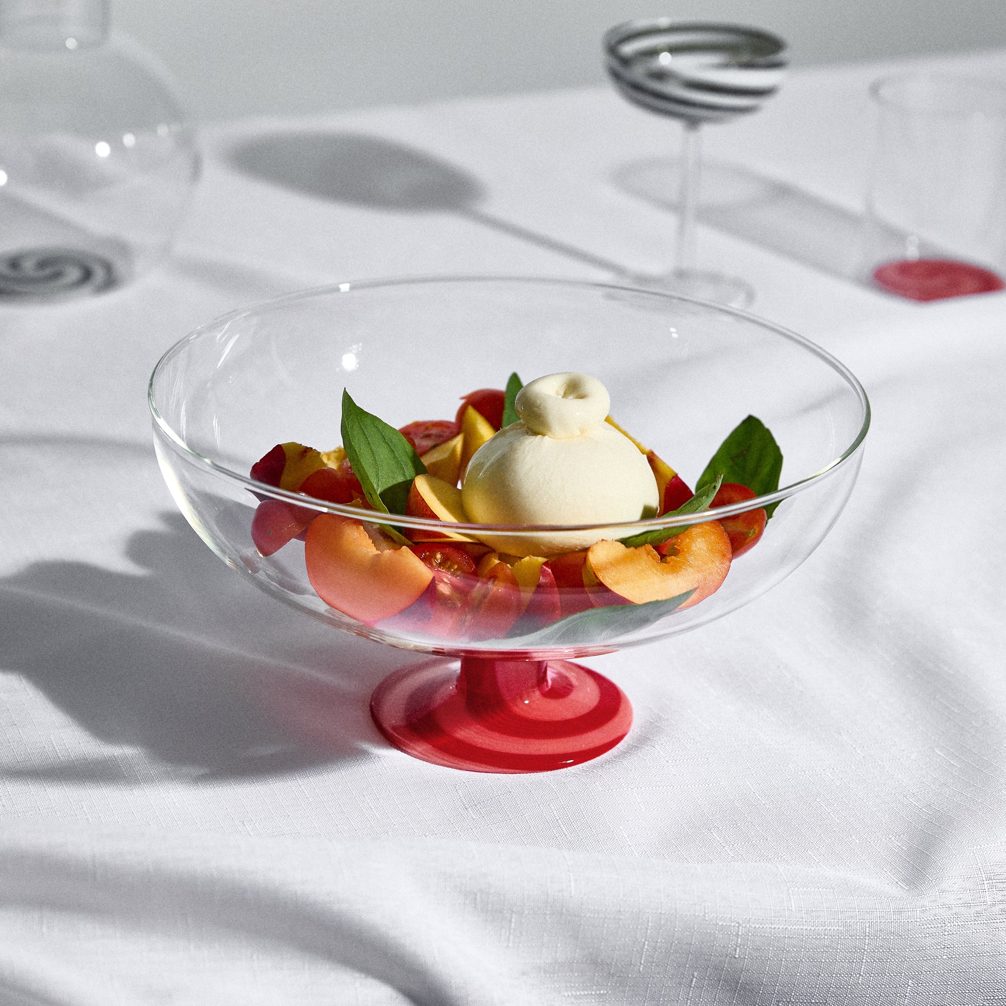Swirl Salad Bowl | Red/Pink