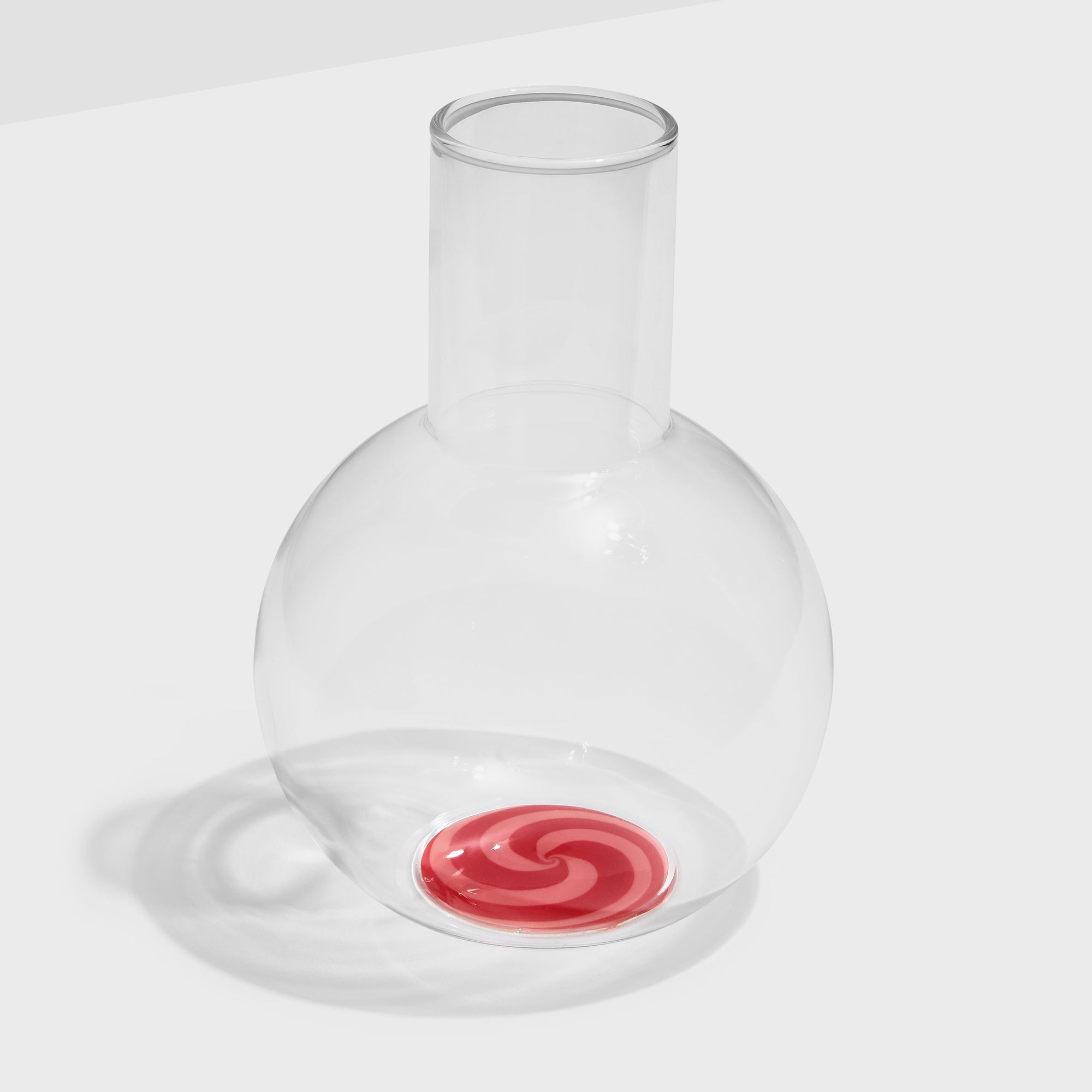 Swirl Carafe | Red/Pink