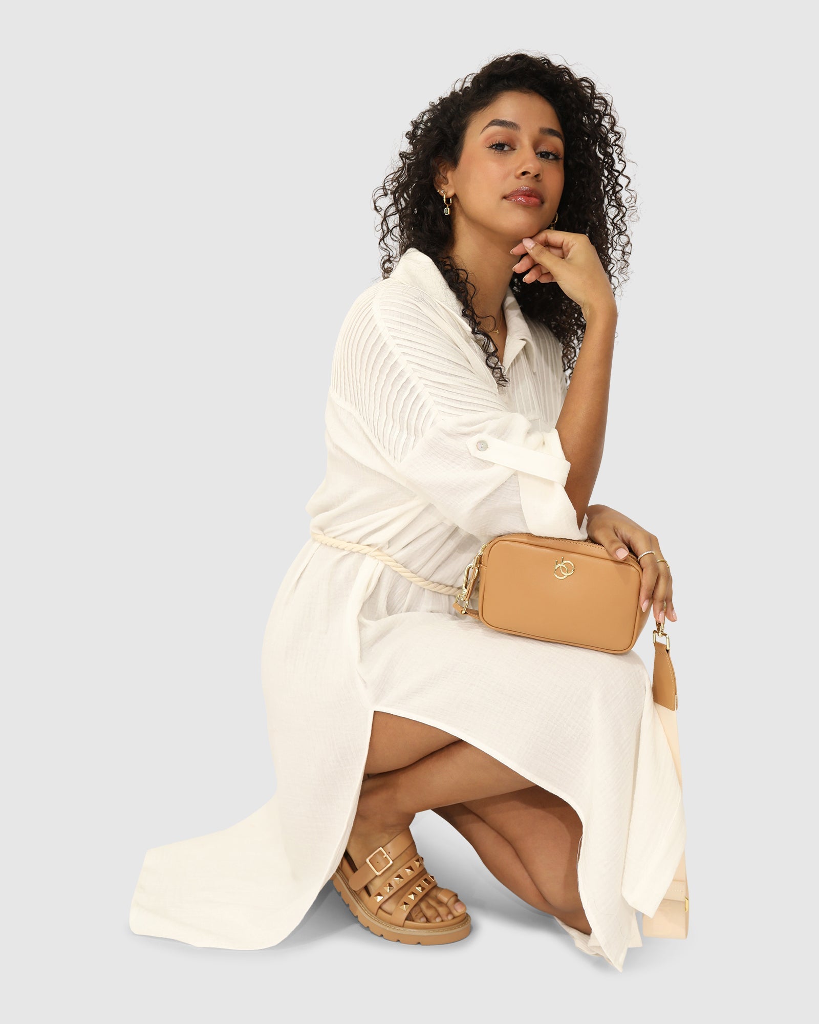 Women | Seven Wonders Maxi Shirt Dress | White