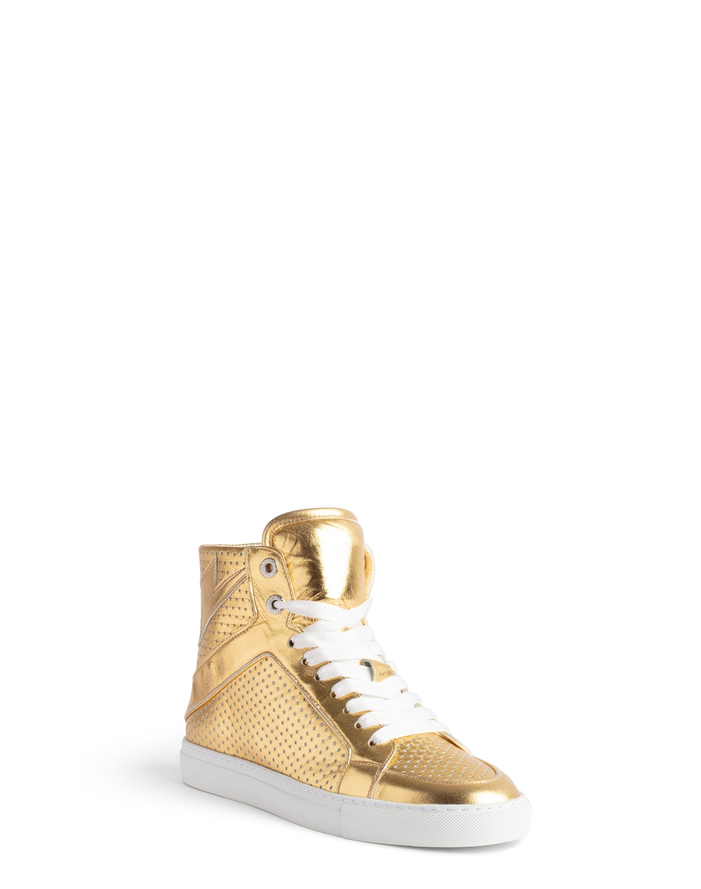 Women | High Flash Vintage Metal Perfo | Gold