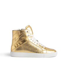 Women | High Flash Vintage Metal Perfo | Gold