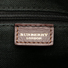 Burberry | Pre-Owned Haymarket Check Coated Canvas Tote | Beige