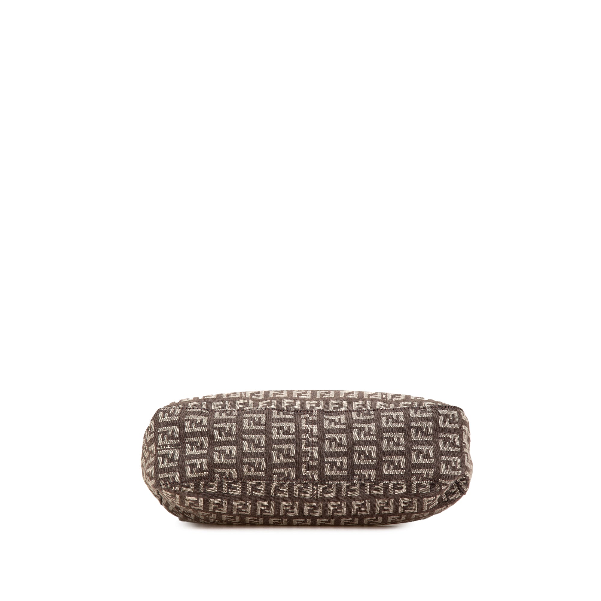 Fendi | Pre-Owned Zucchino Canvas Shoulder Bag | Brown