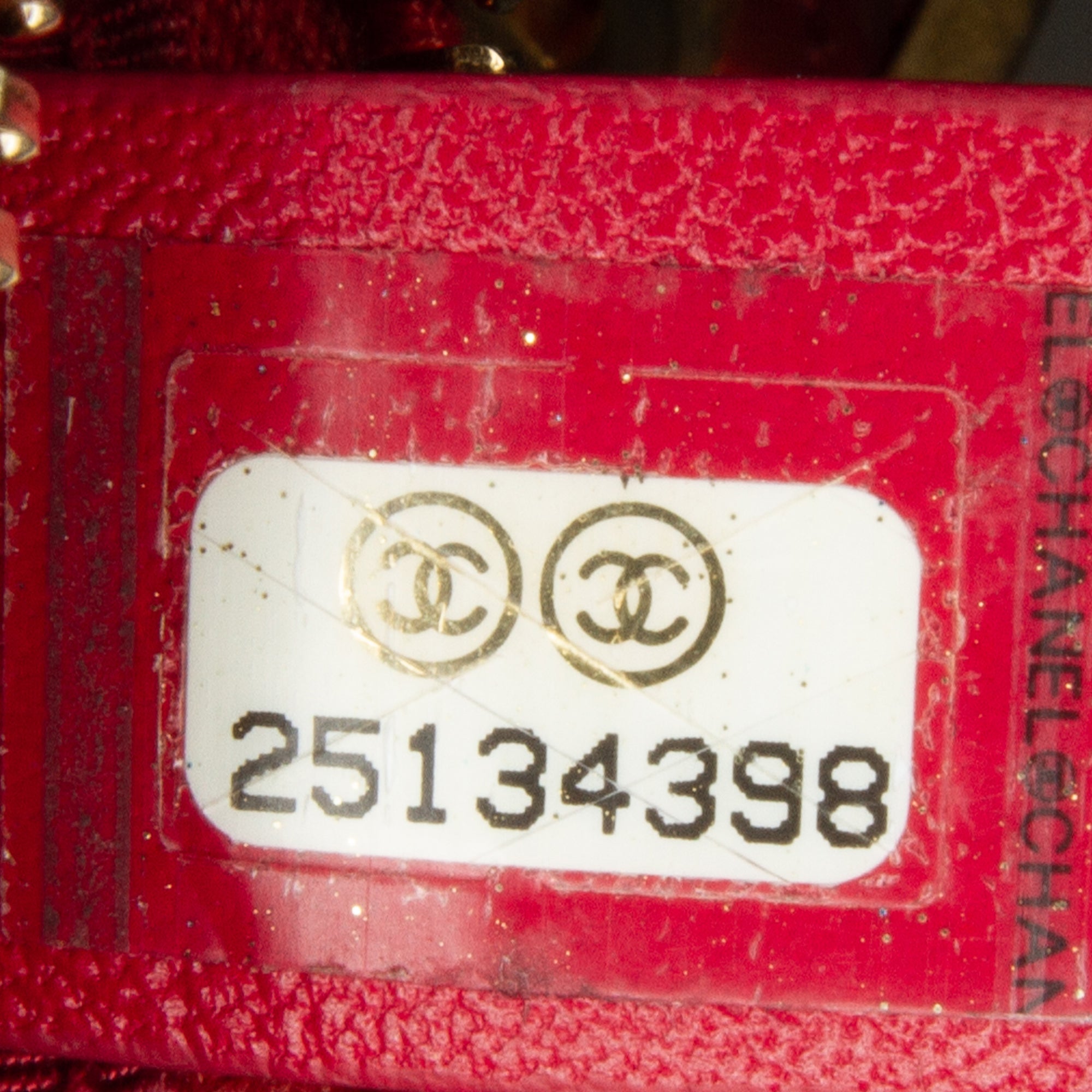 Chanel | Pre-Owned Small Chevron Lambskin Gabrielle Crossbody | Red/Brown