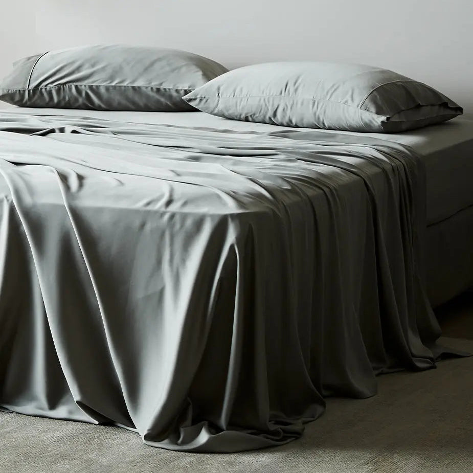 Signature Bamboo Flat Sheet Twin | Sage