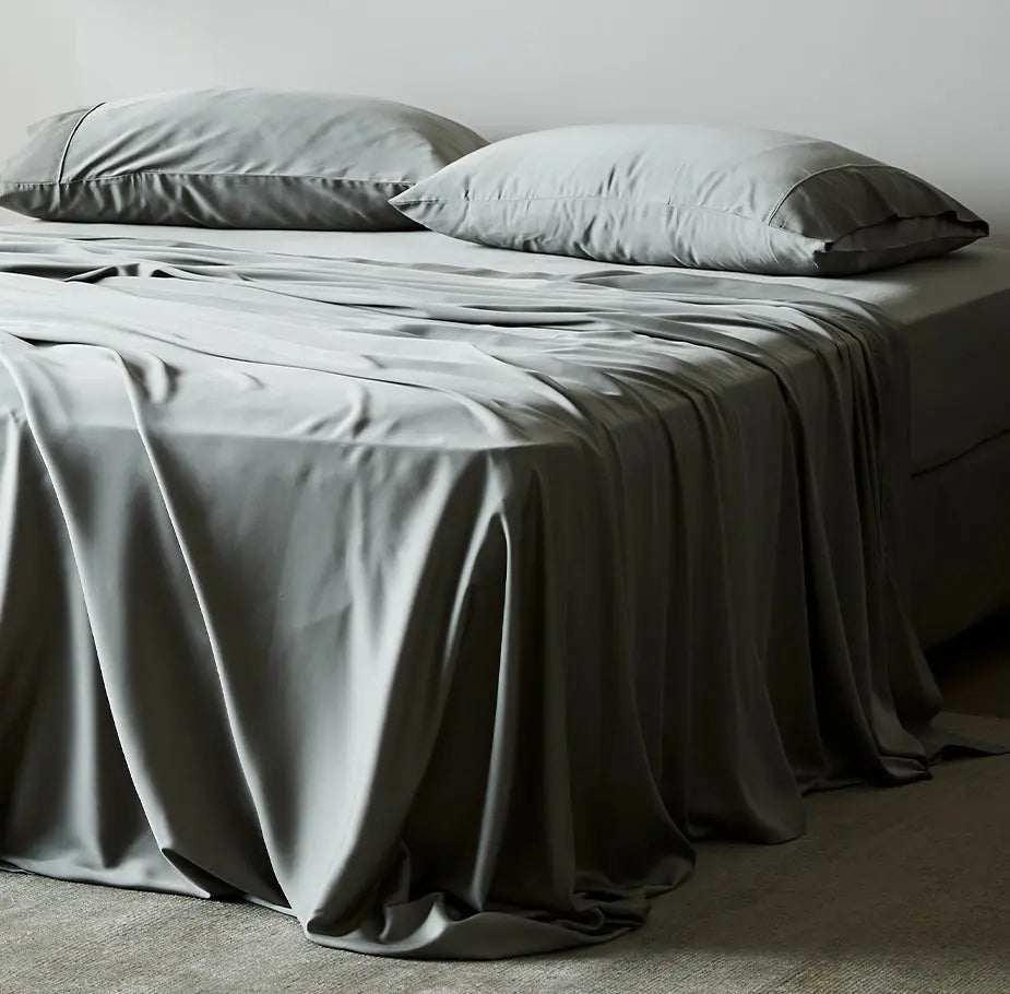 Signature Bamboo Flat Sheet Queen | Sage