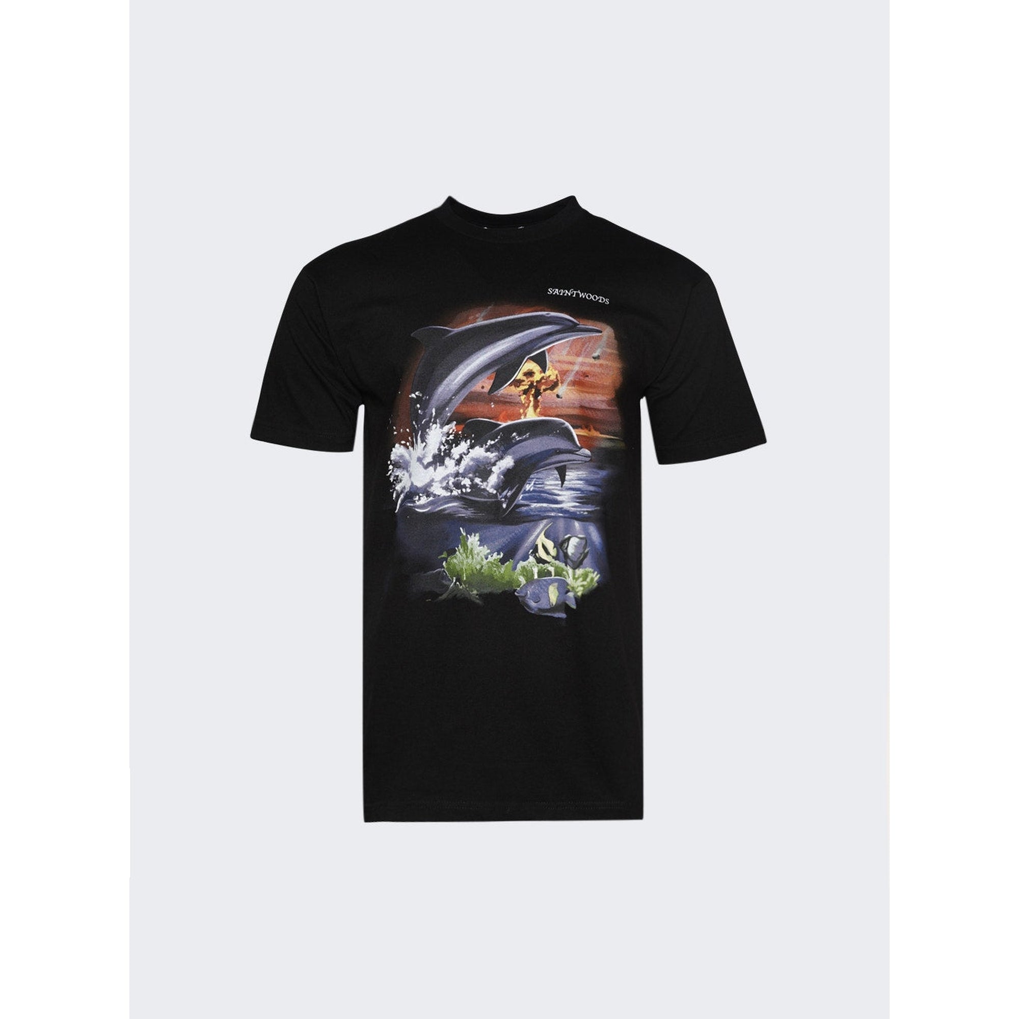 Saintwoods | Men | Dolphin T-shirt Black