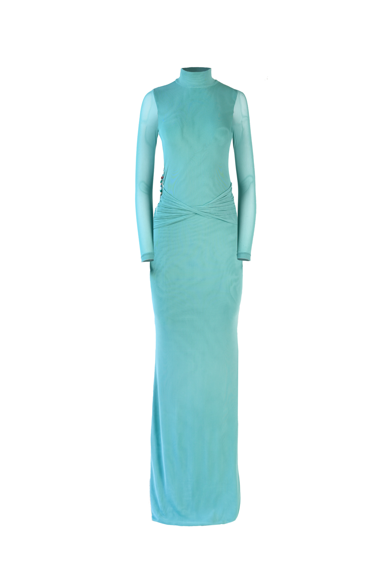 Womens | Salome Beaded Dress | Teal