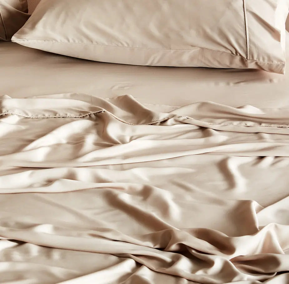 Signature Bamboo Flat Sheet Queen | Sand