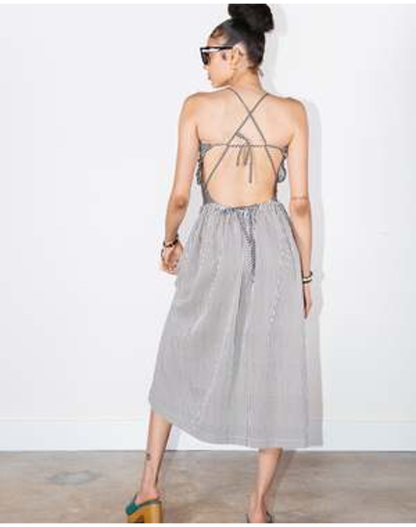 Sandine Dress | Black & White