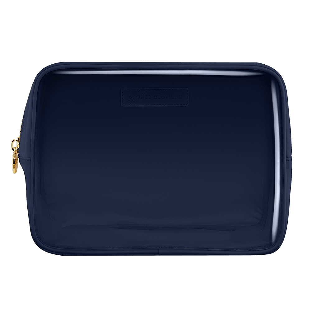 Clear Front Large Pouch | Sapphire
