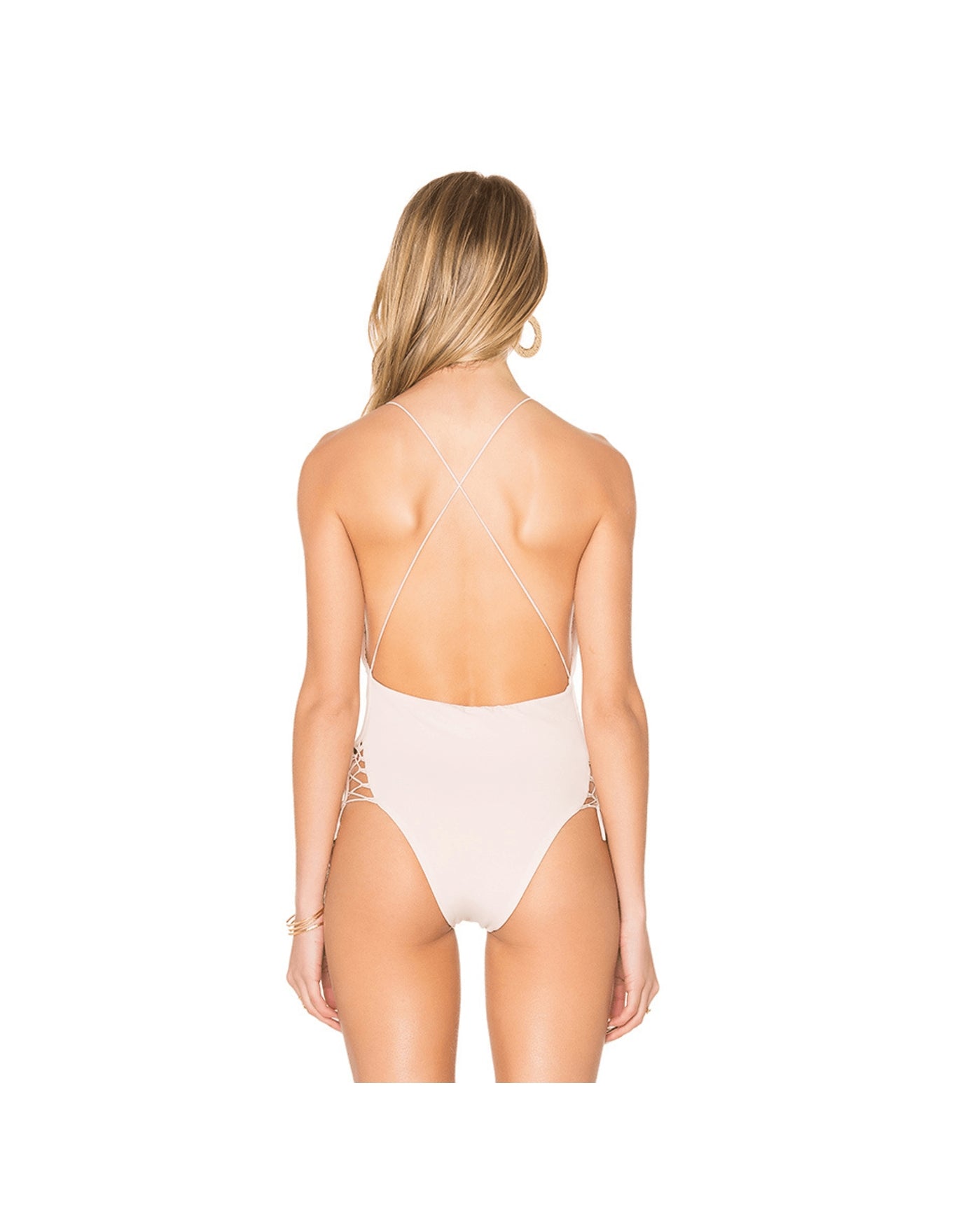Sasha Dusty Crochet One Piece | Rose