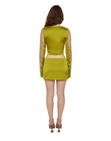 Satin Mini Skirt | Juniper