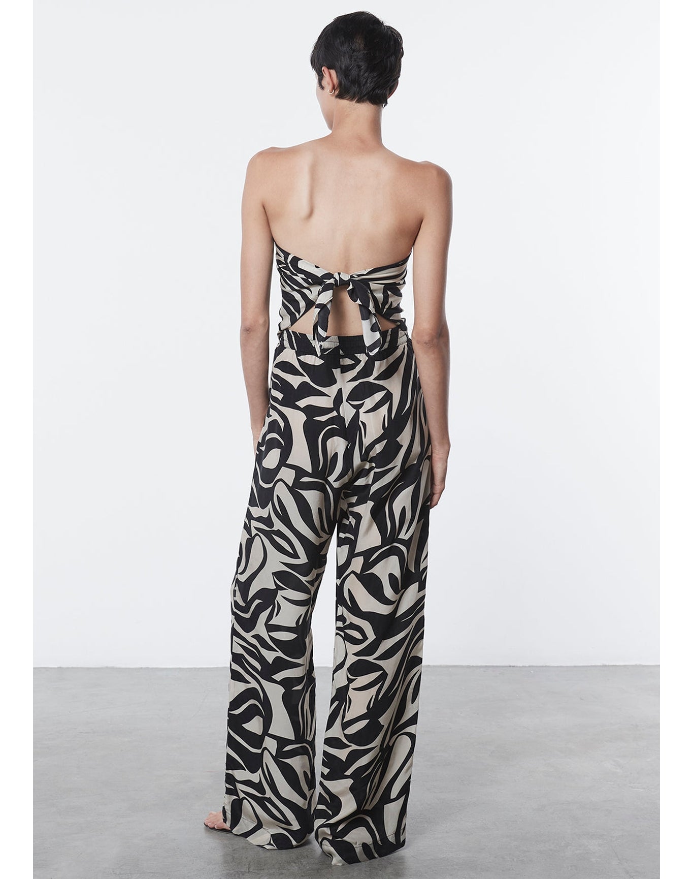 Scarf Top | Abstract Tropical