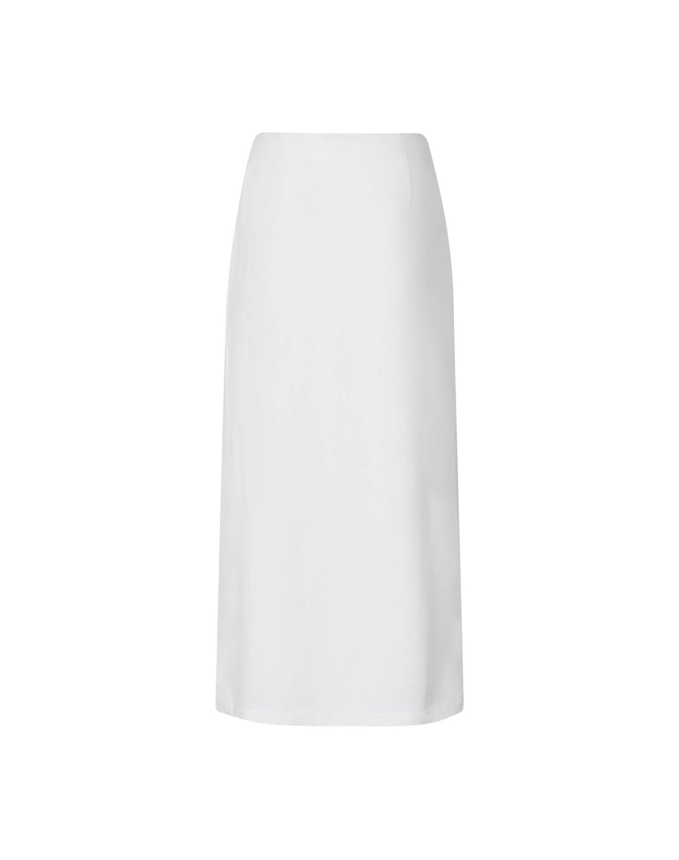 Scarlet Off-White Linen Wrap Skirt | White