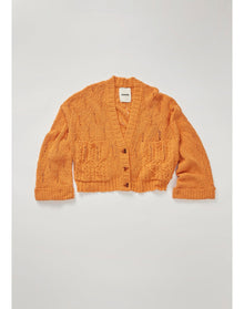 Scott | Rustic Cardigan | Orange