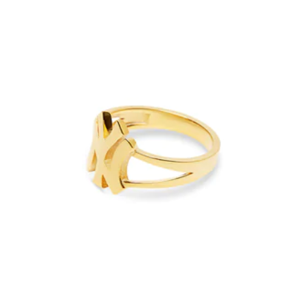 Ny Yankees Cut Ring | 18KT Gold Vermeil & Sterling Silver