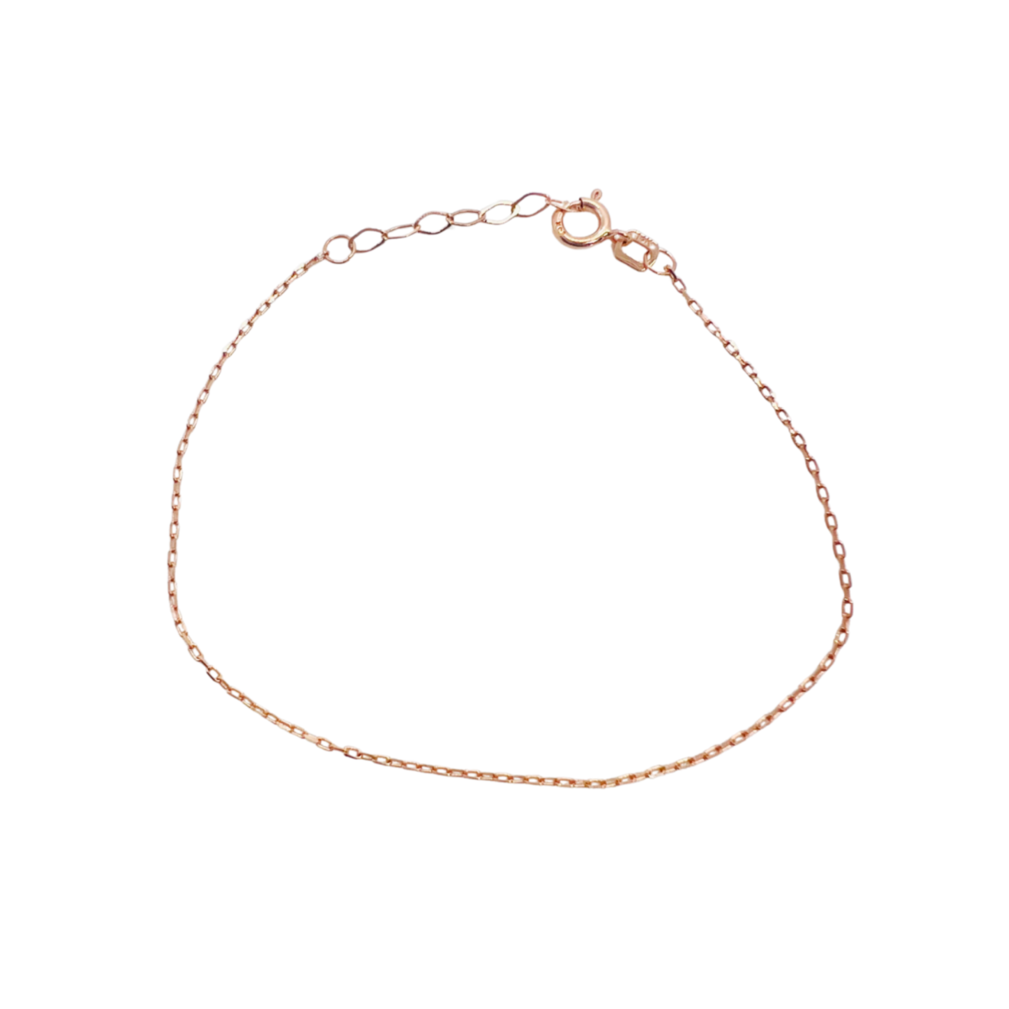 Stone and Strand 14K Rose Gold Bracelet Chain Front Image