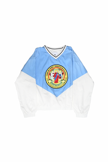 Bodega Color Block Windbreaker | Blue Honeycomb