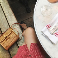 Lily Crossbody Bag | Woven Rattan