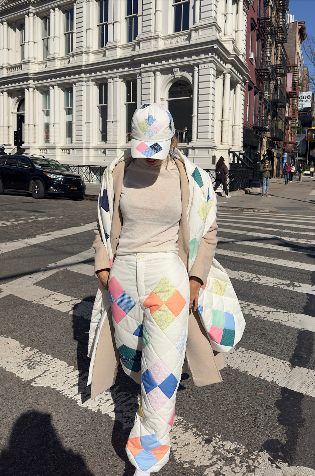 Luca Quilted Cap | Patches