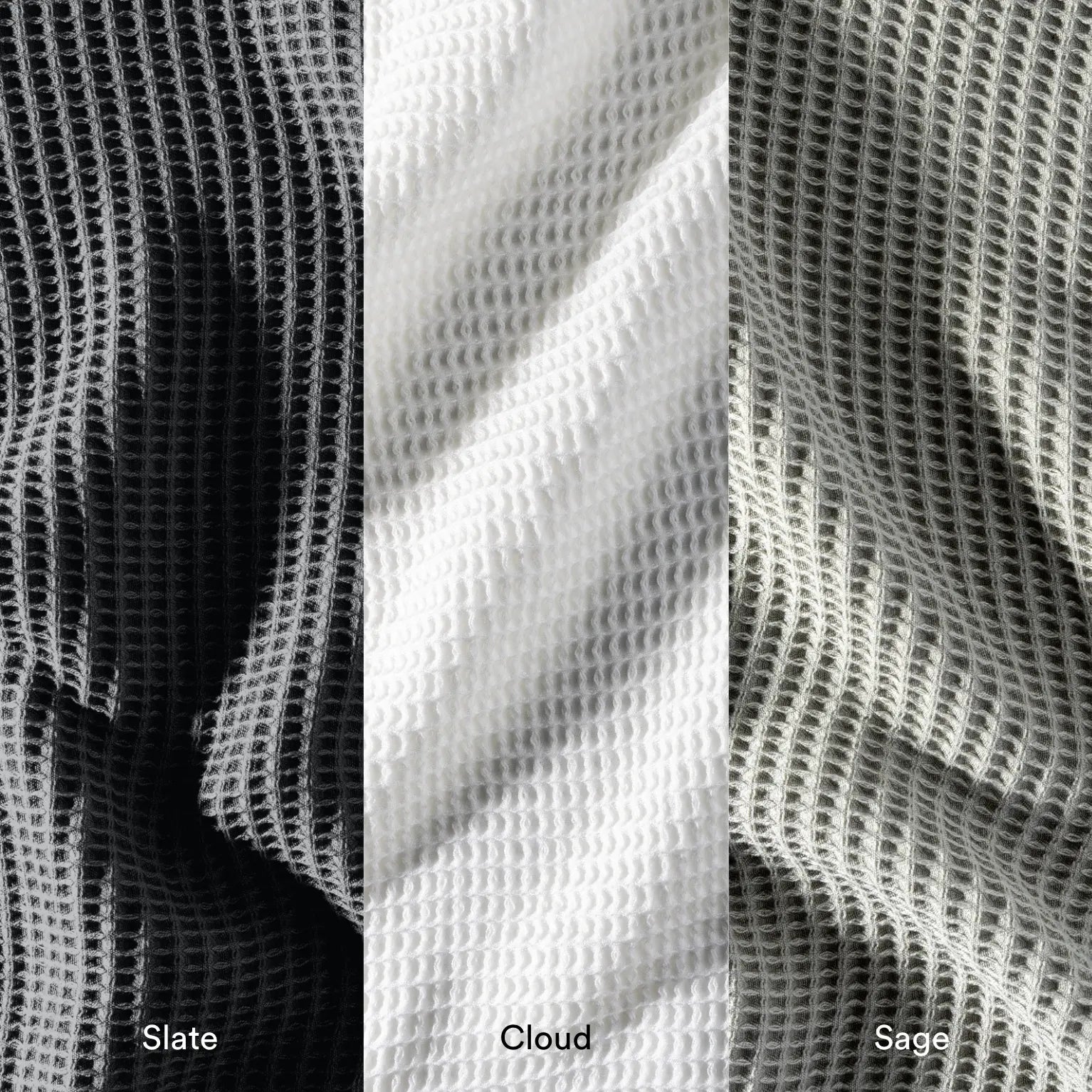 Blissful Bamboo Waffle Throw Blanket | Sage