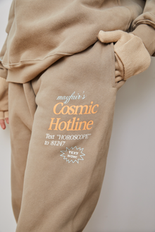 Cosmic Hotline Sweatpants | Latte