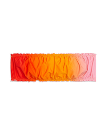 Scrunchie Gradient Bandeau Bikini Top | Baby Pink