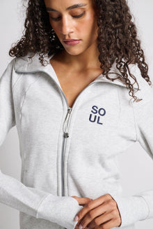 Women | Lululemon | Scuba Full-Zip Hoodie | Heathered Core Ultra Light Grey