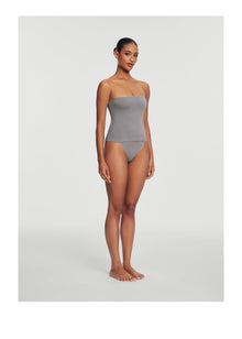Seamless Full-Length Tube Top | Cool Gray