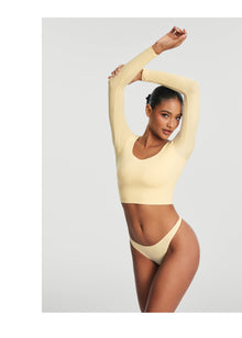 Seamless Thong Panty | Lemon Meringue