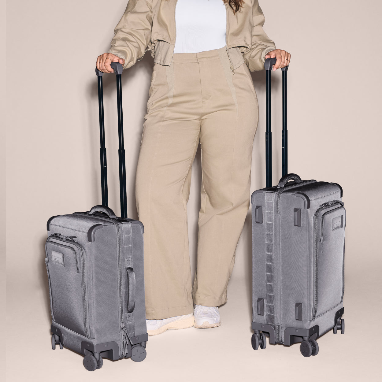 Seattle Carry-On Luggage | Ash | Recycled 900D Poly | Smaller - 20.5"