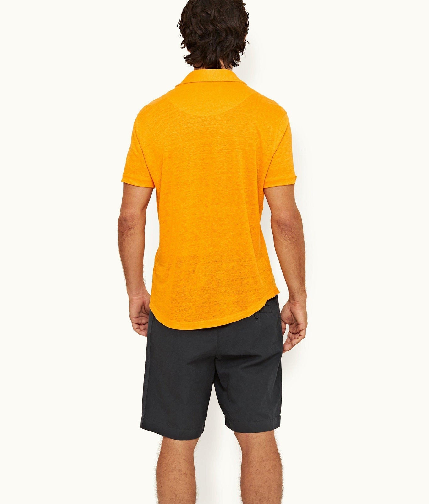 Sebastian Linen Tailored Fit Linen Polo Shirt | Beacon