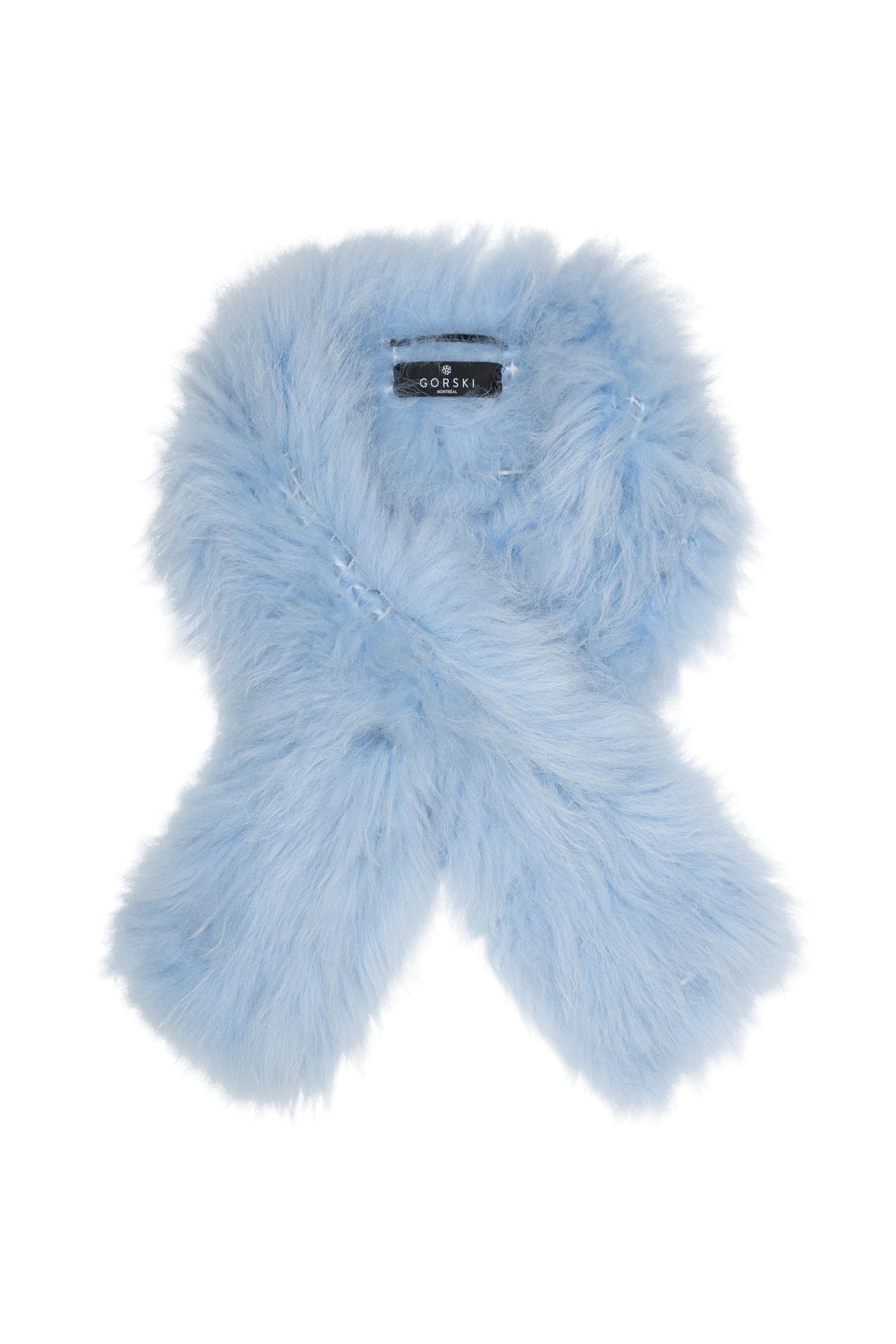 Select Lamb Pull-Through Scarf | Baby Blue