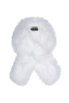 Select Lamb Pull-Through Scarf | Bleached White (V1)