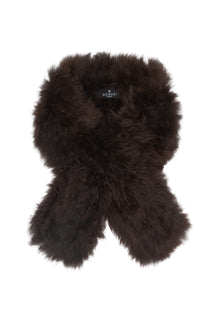 Select Lamb Pull-Through Scarf | Dark Brown