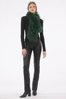 Select Lamb Pull-Through Scarf | Emerald (V1)