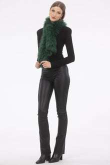 Select Lamb Pull-Through Scarf | Emerald (V1)
