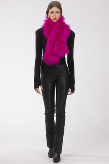 Select Lamb Pull-Through Scarf | Fuschia
