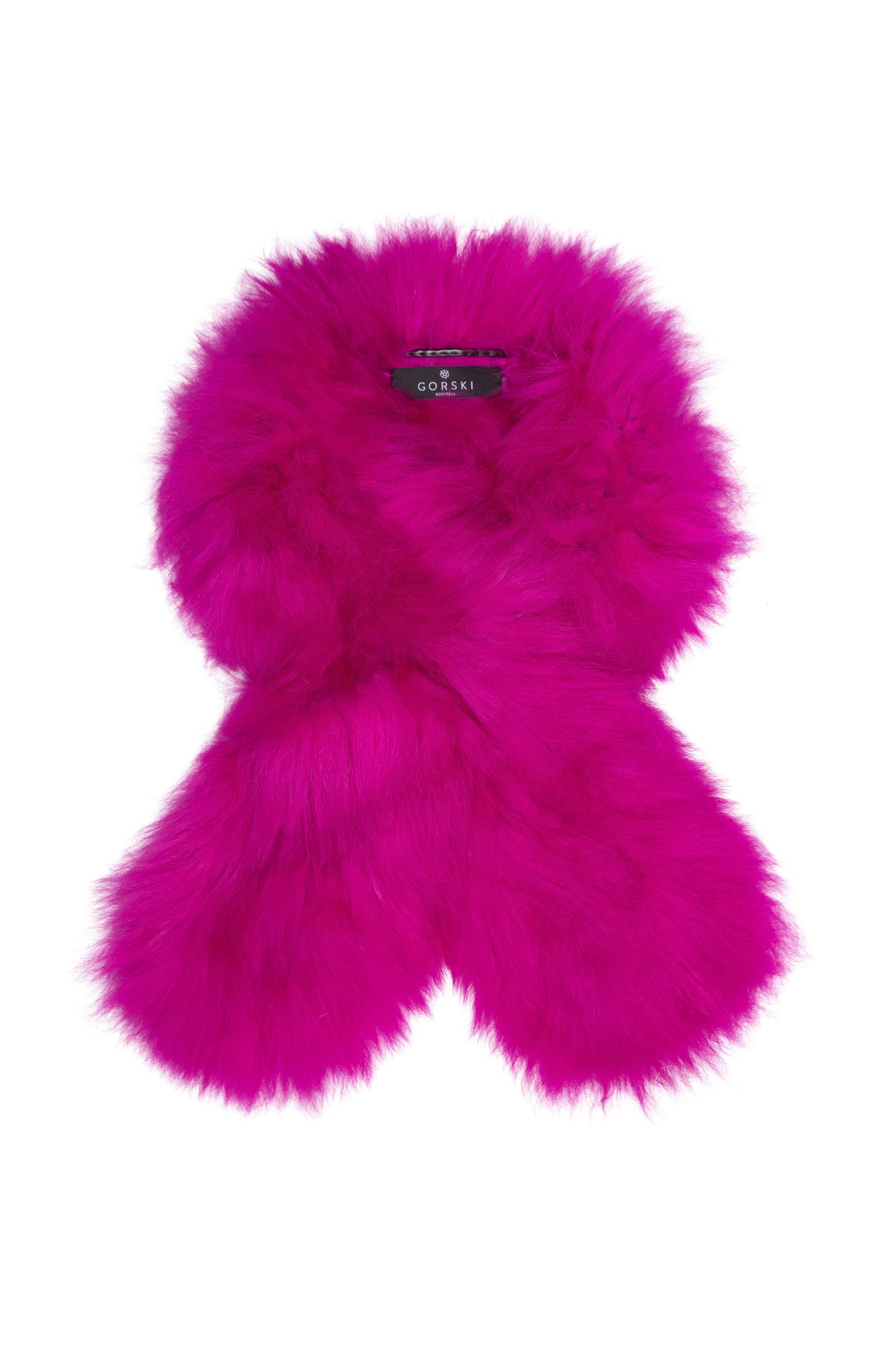 Select Lamb Pull-Through Scarf | Fuschia