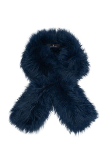 Select Lamb Pull-Through Scarf | Navy