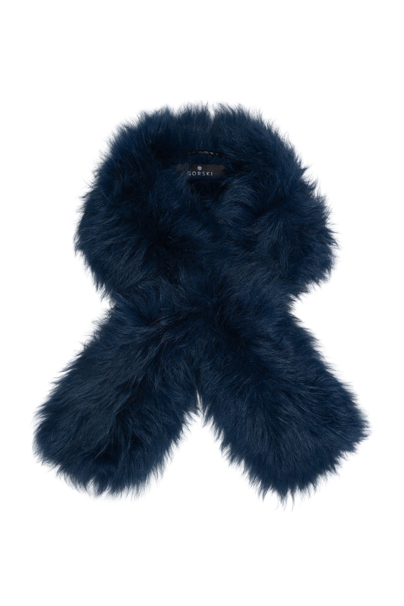 Select Lamb Pull-Through Scarf | Navy