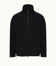 Senon Relaxed Fit Funnel Neck Sweatshirt | Volcano Ash Grey