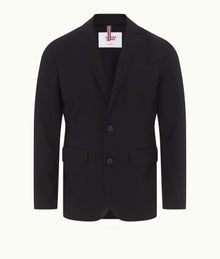 Sepher Merino Tailored Fit Two-Button Merino Blazer | Night Iris