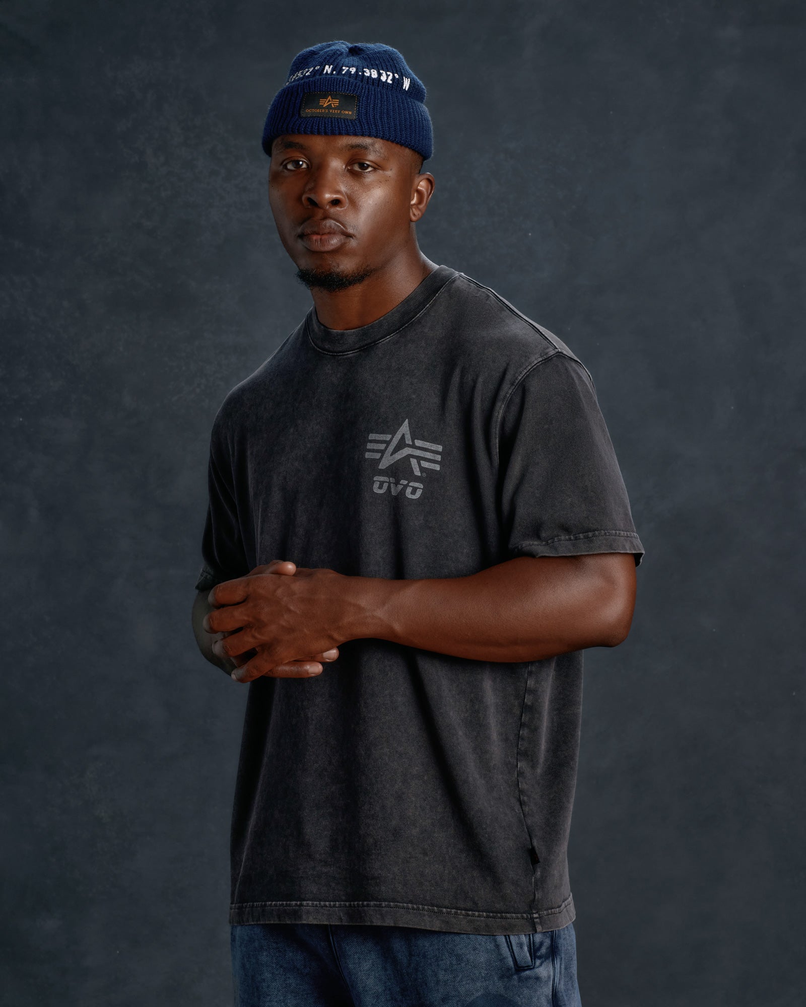 Mens | Alpha Industries Military Watch Cap | Replica Blue